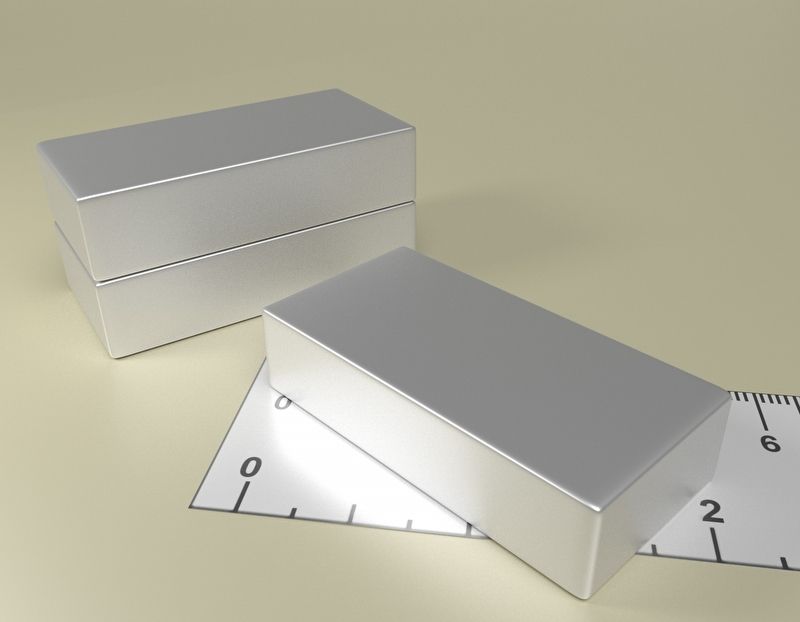 50 tlg Starke Magnete N35 NdFeB Neodym-Permanentmagnet Quader 20mm x 10mm x 2mm 